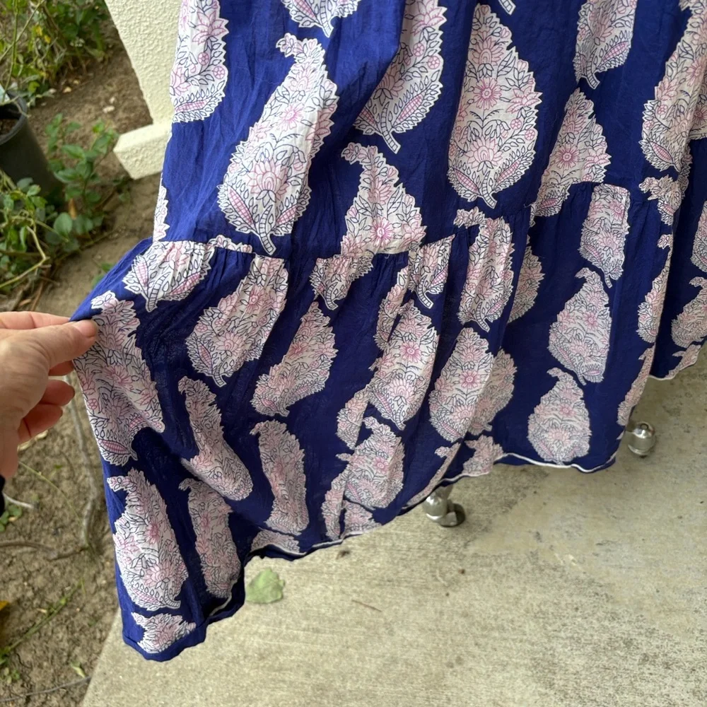 Matta NY beautiful Katia Dal tiered midi dress with great pockets - Picture 9 of 16